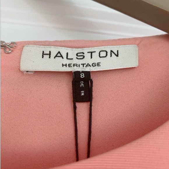 NWT Halston Heritage Women's Cut Out Flared Dress - Picture 6 of 7